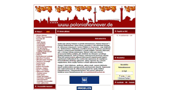Desktop Screenshot of poloniahannover.de
