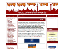 Tablet Screenshot of poloniahannover.de